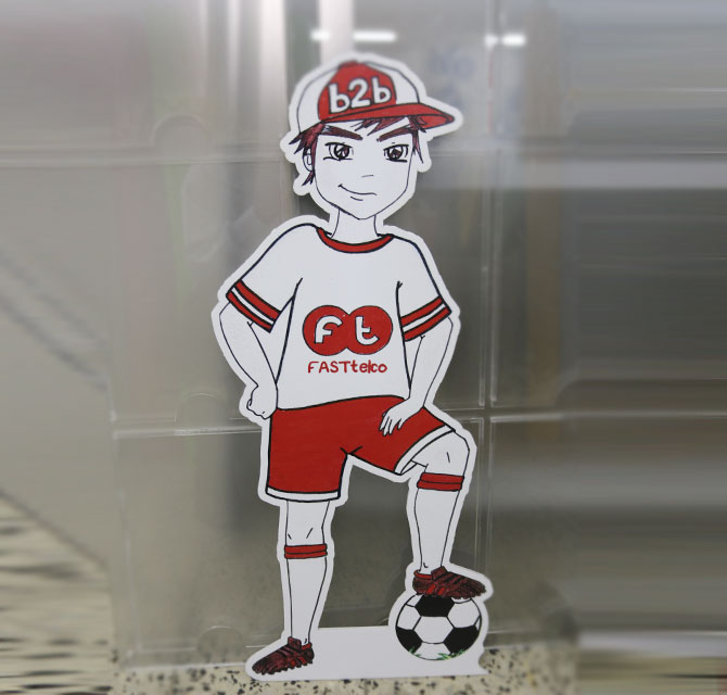 Laser Cut & UV Printed Customized Shapes Boy Image